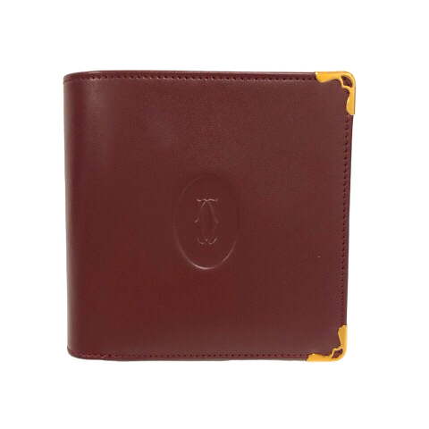 未使用品 カルティエ Cartier マストライン 財布 ウォレット 二つ折り 