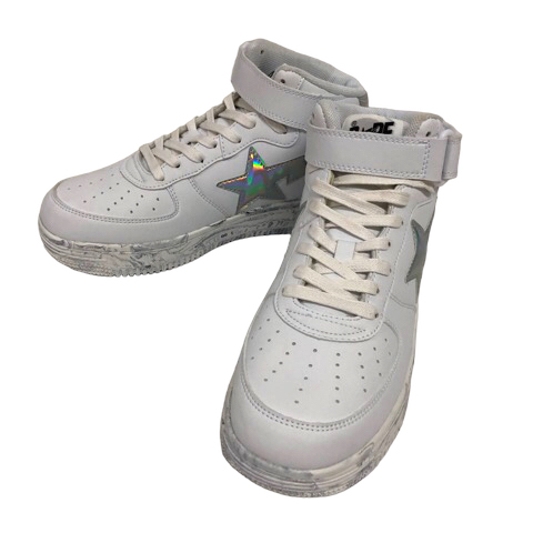 未使用品 アベイシングエイプ A BATHING APE MARBLE BAPE STA MID M2 