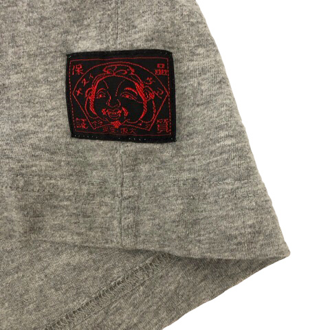エヴィス EVISU ロンT ラグランT クルーネック コットン ロゴ 長袖 36