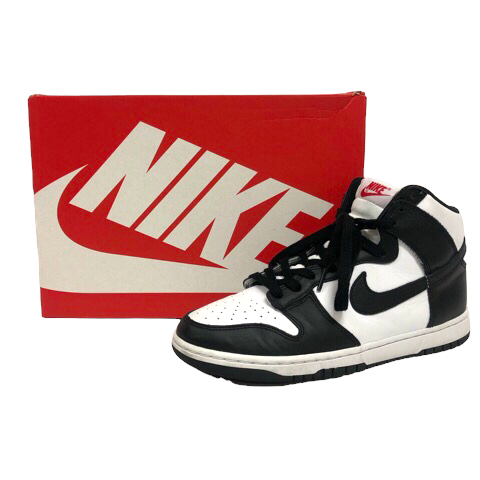 シューズ(男性用) NIKE Dunk High DD1399-103 ナイキ NIKE DD1399-103 DUNK HI RETRO BLACK×WHITE スニーカー