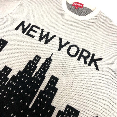 シュプリーム SUPREME 20SS Newyork sweater ニューヨークセーター 