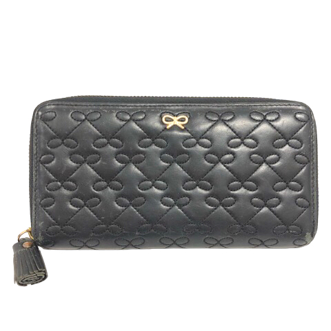 アニヤハインドマーチ ANYA HINDMARCH 長財布 ラウンドファスナー  