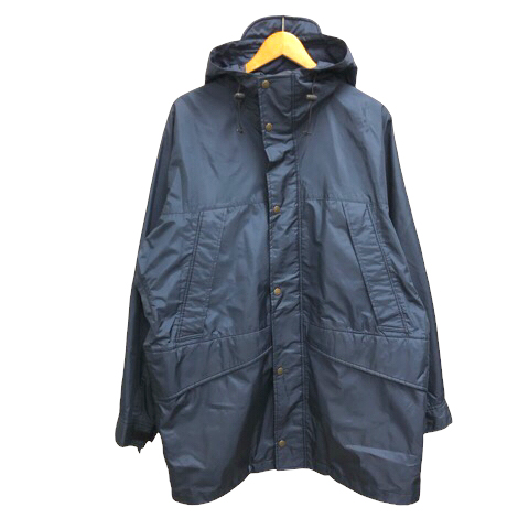バート ピューリッツァー bert pulitzer ナイロンジャケット LARGE 紺 
