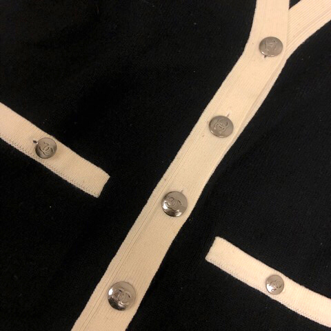 最終価格　シャネル　カーディガン　ロゴボタン 楽天市場】【15%OFFクーポン!!週末限定!】シャネル CHANEL