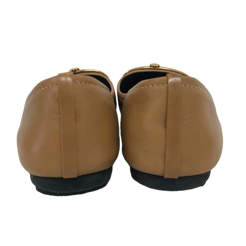 セール] Tory Burch ベージュ フラットシューズ パテントレザー セール