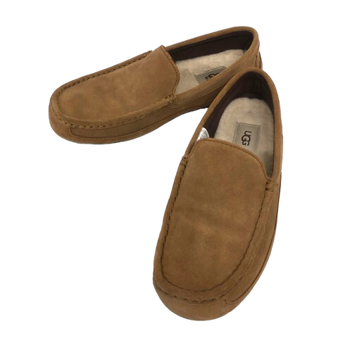 UGG メンズ モカシン アグ UGG ローファー モカシン ボア スエード 