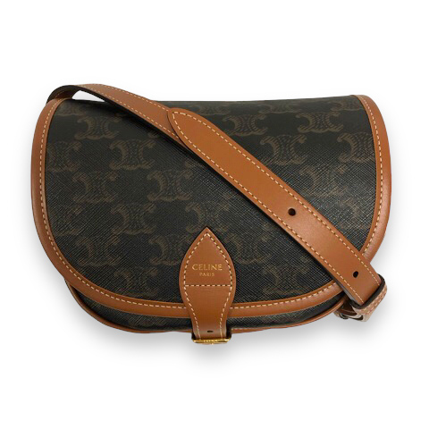セリーヌ CELINE 美品 ショルダーバッグ トリオンフ キャンバス 