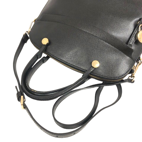 ⭐️FURLAレザー 2WAYハンドバッグ ゴールド金具 FURLA フルラ レザーハンドバッグ ゴールド金具 サッチェル