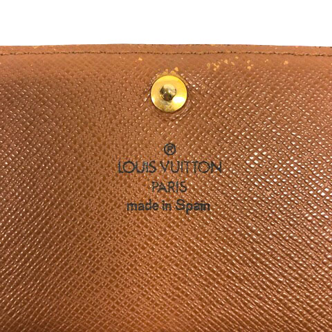 ルイヴィトン LOUIS VUITTON M61730 財布 二つ折り モノグラム ポルト 
