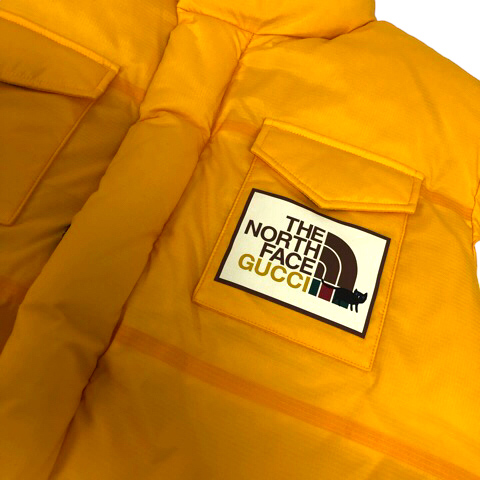 未使用品 グッチ GUCCI ×THE NORTH FACE 663761 キャット ダウンベスト