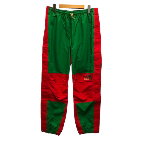 未使用品 グッチ GUCCI xTHE NORTH FACE 663766 ナイロンパンツ 