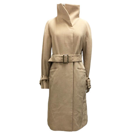 アンタイトル UNTITLED コート ロングコート スタンドカラー アンゴラ  