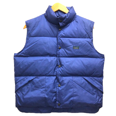 エルエルビーン L.L.BEAN 80s 90s ダウンベスト ワンポイント ロゴ L 