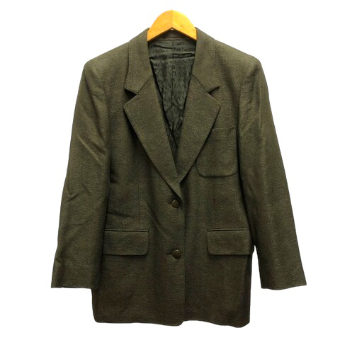 ランバン LANVIN 3つ釦カシミヤ・シルク混ジャケット/テーラード 