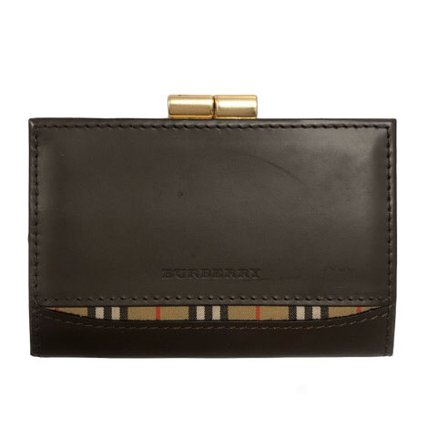 バーバリー 財布 がま口 【BURBERRY】バーバリー ノバチェック がま口