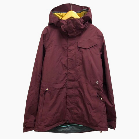 VOLCOM EQS スノーボードジャケット M バーガンディ ボルコム Volcom