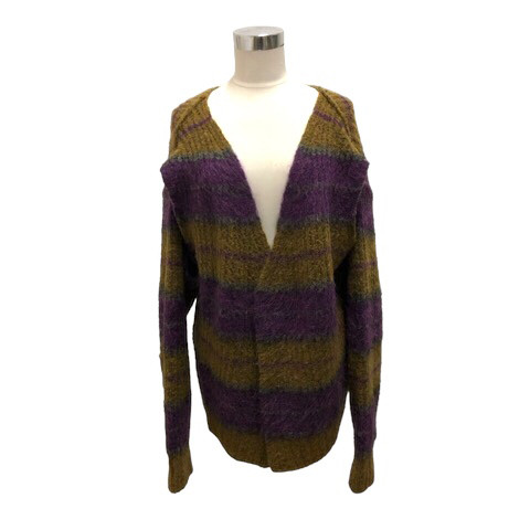 パーバーズ PERVERZE ニットカーディガン Vネック モヘヤ混 ウール混  