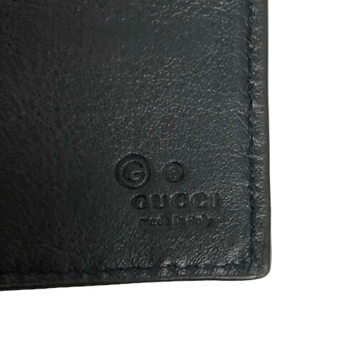 グッチ GUCCI 544478 マネークリップ 財布 マイクログッチシマレザー