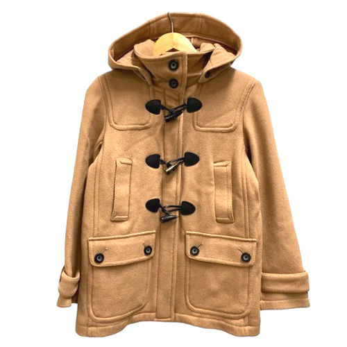エディーバウアー EDDIE BAUER ダッフルコート フード ウール混 ミドル 
