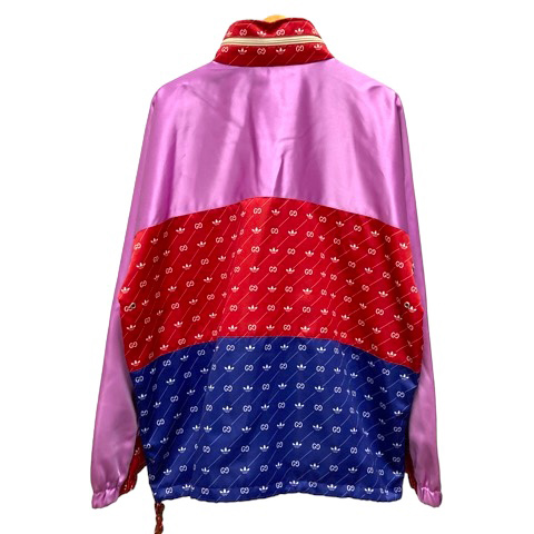 未使用品 グッチ GUCCI ×adidas 691429 Z8A2G アセテートジャケット