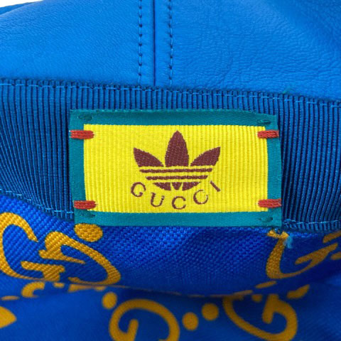 未使用品 グッチ GUCCI ×adidas ハット バケットハット 724629 3HANZ 