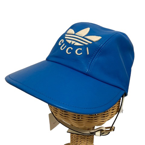 未使用品 グッチ GUCCI ×adidas キャップ ベースボールキャップ チン  