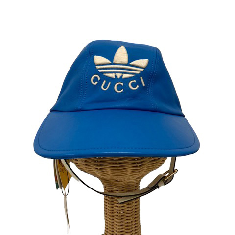 未使用品 グッチ GUCCI ×adidas キャップ ベースボールキャップ チン