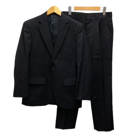 71406　Cin Que cento　シングルスーツ上下　黒　背抜き　A4 71406Cin Que centoシングルスーツ上下黒背抜きA4