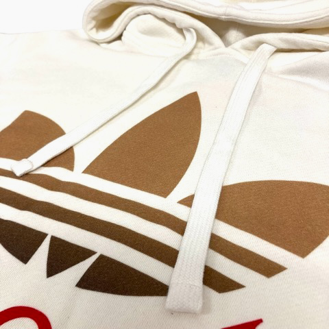 未使用品 グッチ GUCCI ×adidas クロップド スウェットシャツ パーカー 