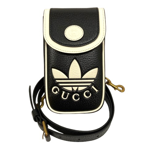 未使用品 グッチ GUCCI ×アディダス adidas 721794 ミニショルダー 