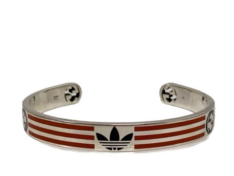 グッチ GUCCI ×アディダス adidas バングル カフブレスレット Cuff 