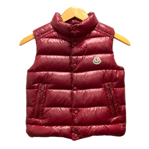 モンクレール MONCLER ダウンベスト アウター フェザー混 ナイロン  