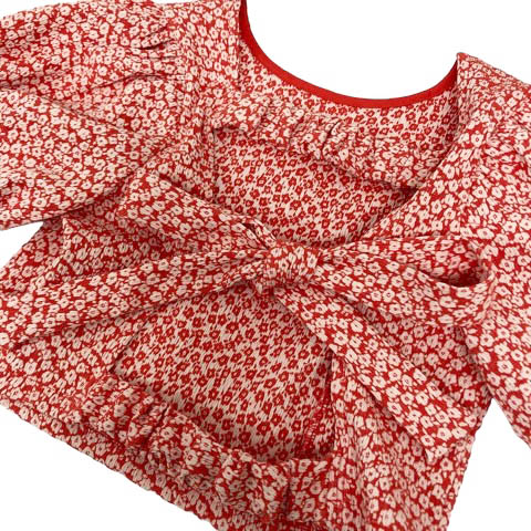 RosyMonster ロージーモンスター　カットソー ロージーモンスター ロゴドットエンブロイダリーチュール