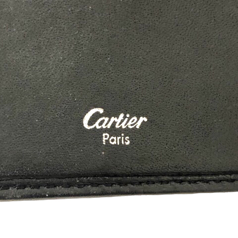 Cartier カルティエ　三つ折り財布　ブラック Cartier カルティエ 三つ折り 財布 レディース パンテール
