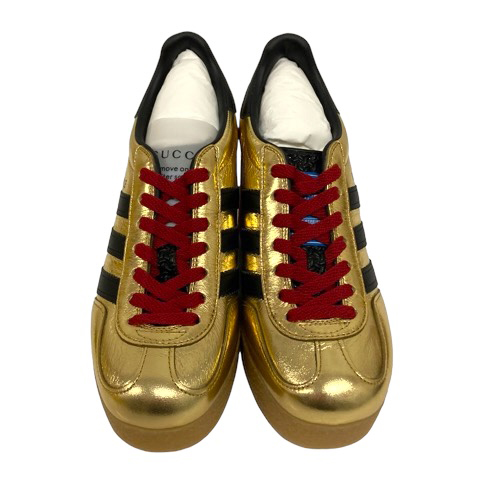 未使用品 グッチ GUCCI ×アディダス adidas 725628 ガゼル