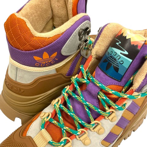 未使用品 グッチ GUCCI ×アディダス adidas 721394 トレッキング 