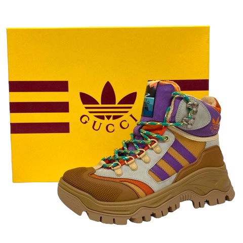 未使用品 グッチ GUCCI ×アディダス adidas 721394 トレッキング