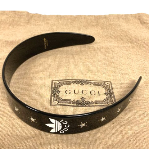 未使用品 グッチ GUCCI ×アディダス adidas カチューシャ ヘアバンド