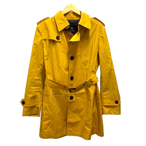 BURBERRY BLUE LABEL トレンチコート 38号 イエロー BURBERRY BLUE LABEL トレンチコート 38号 イエロー BURBERRY BLUE