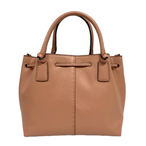 Tory Burch マックグローピンクベージュ レザー バッグ 2way