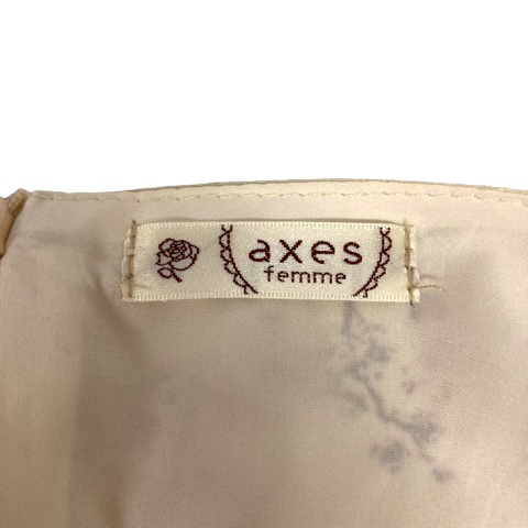 アクシーズファム axes femme ワンピース クルーネック