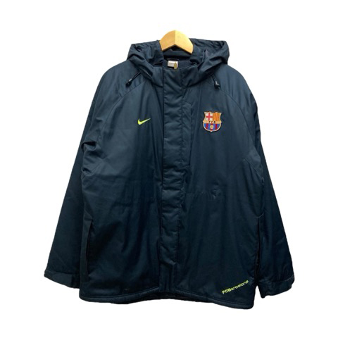 新品　Nike FC Barcelona ベンチコート ネイビー Nike FC バルセロナ ベンチコート ネイビー 00s Nike FC Barcelona