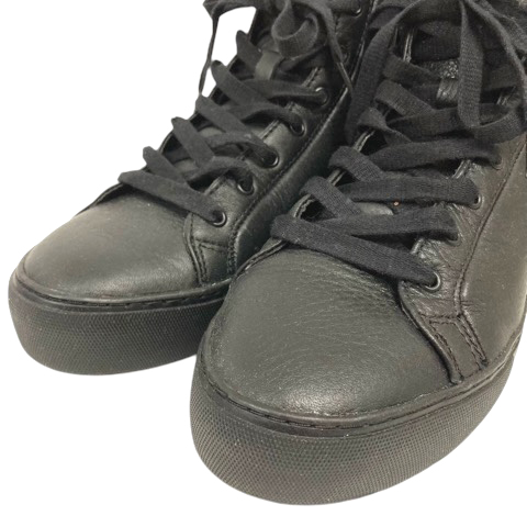 スニーカー 24 黒 UGG アグ ハイカット ジップ レザー 本革 オリーブ