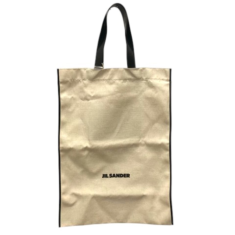 JIL SANDER ジルサンダー キャンバス 目ざとく ロゴ トートバッグ