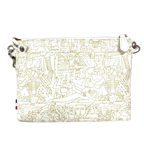CASTELBAJAC メッセンジャーバッグ ホワイト CASTELBAJAC - CASTELBAJAC メッセンジャーバッグ ホワイトの