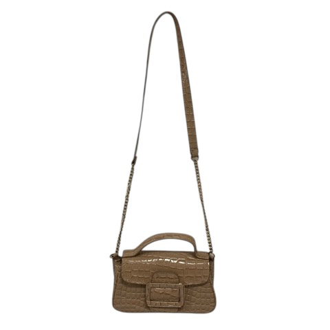 ザラ ZARA ショルダーバッグ ミニバッグ チェーン バックル スクエア 