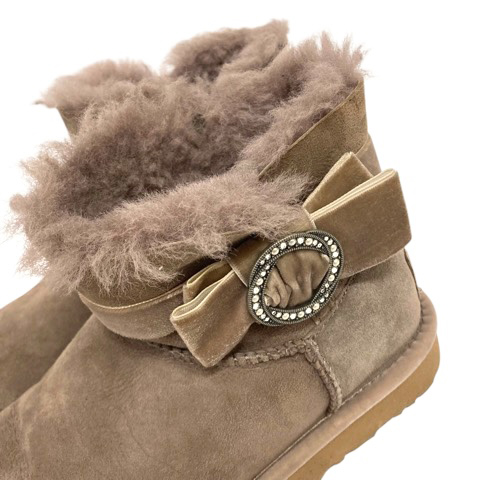 アグ UGG F19016G ムートンブーツ ショートブーツ スエード ボア