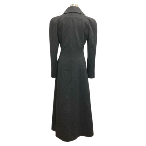 CHANEL ブラック カシミヤロングコート　38サイズ 未使用品 シャネル CHANEL ロングコート カシミヤ シルク