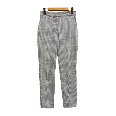 ザラ ZARA テーパードパンツ ストライプ コットン混 7901/020