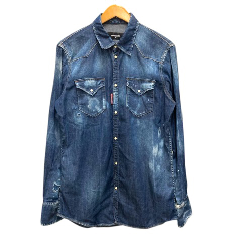 ディースクエアード DSQUARED2 S74DM0144 デニムシャツ ダンガリー 